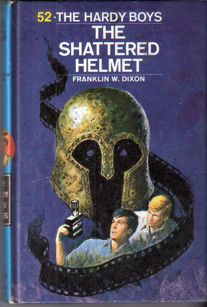 Item #6113 The Shattered helmet (Hardy Boys #52). Franklin W. Dixon.
