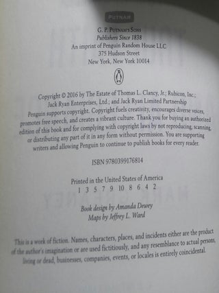 True Faith and Allegiance; A Jack Ryan Novel