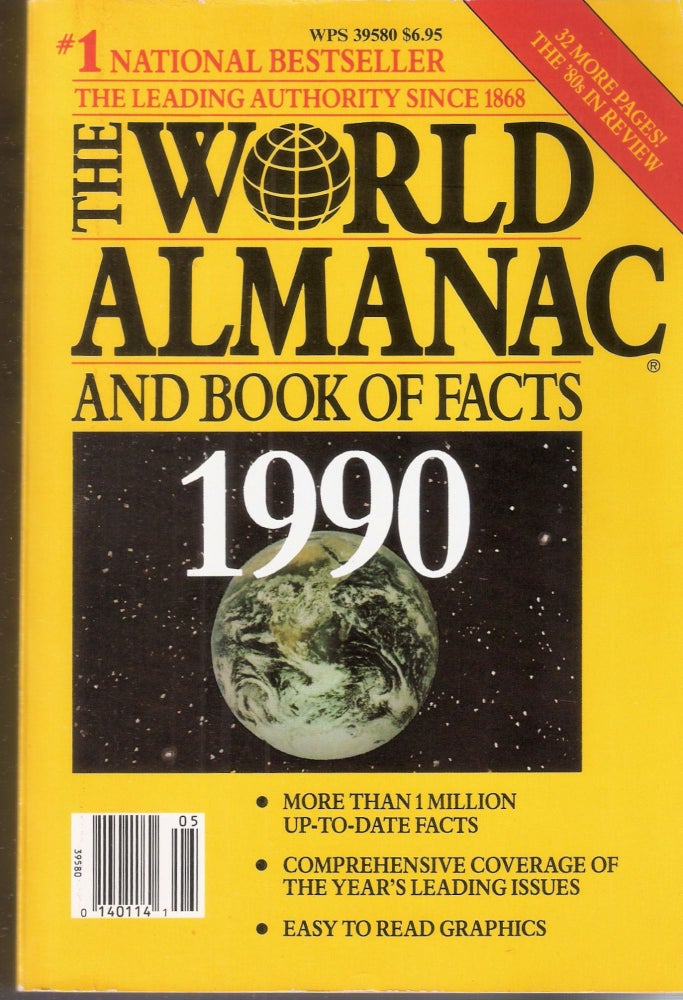 Item #7137 The World Almanac and Book of Facts 1990. WPS.