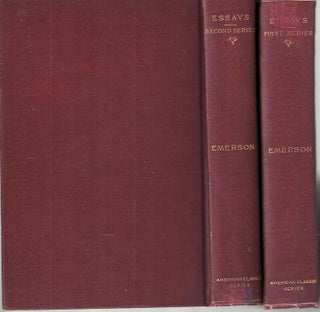 Item #76 Essays, First Series and Second Series (2 Vol. Set). R. W. Emerson