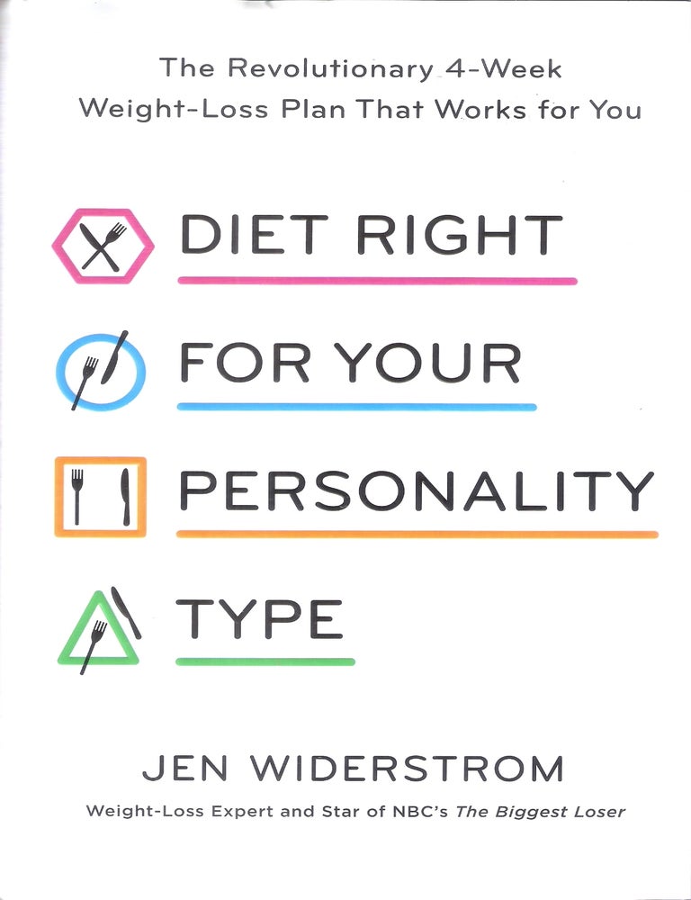 Item #8843 Diet Right For Your Personality Type. Jen Widerstrom.