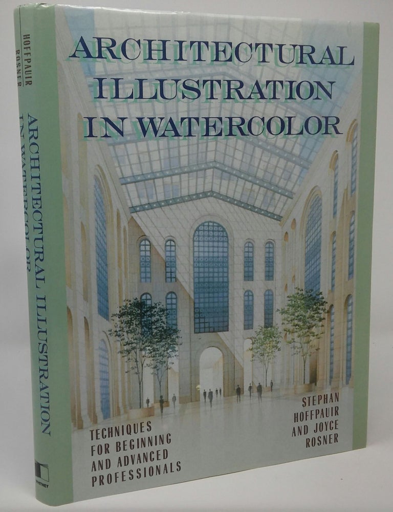 Item #9089 Architectural Illustration in Watercolor. Joyce Rosner Stephen Hoffman.